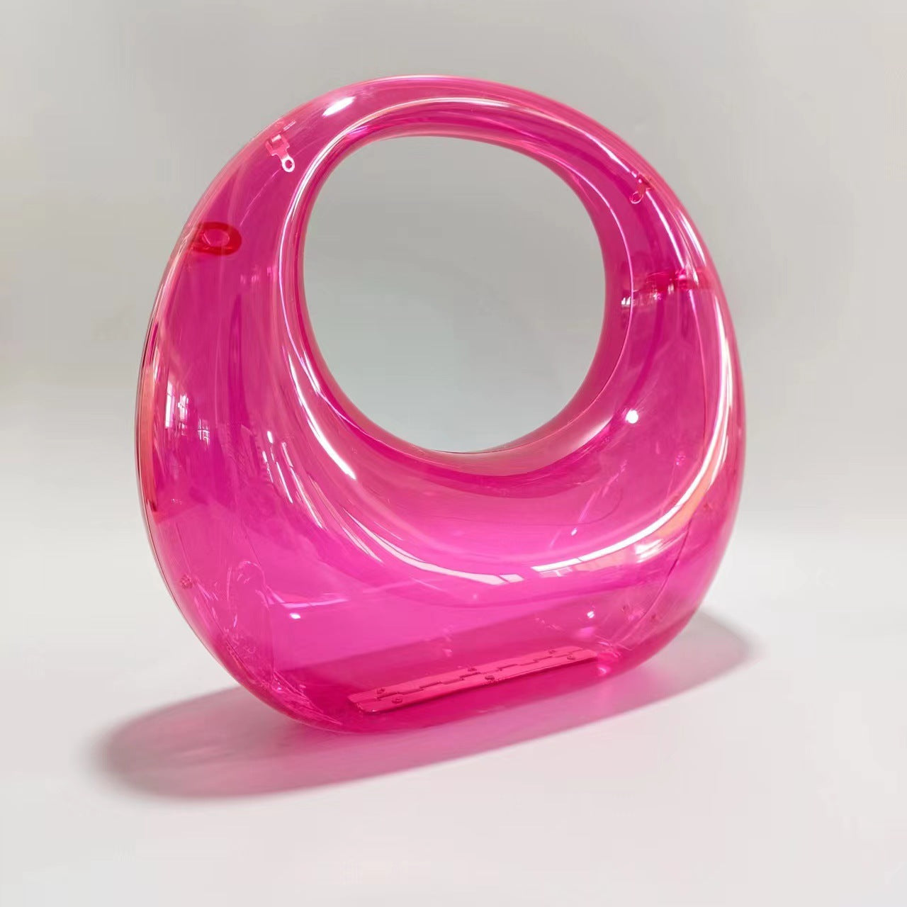 round top-handle acrylic handbag - Errolyn