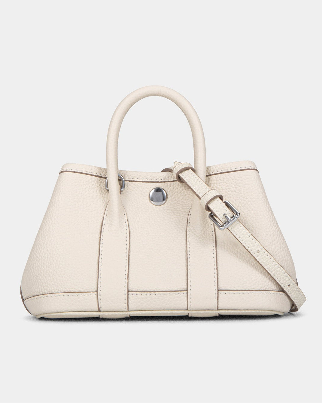 mini tote bag with top handles and crossbody strap - MAZA