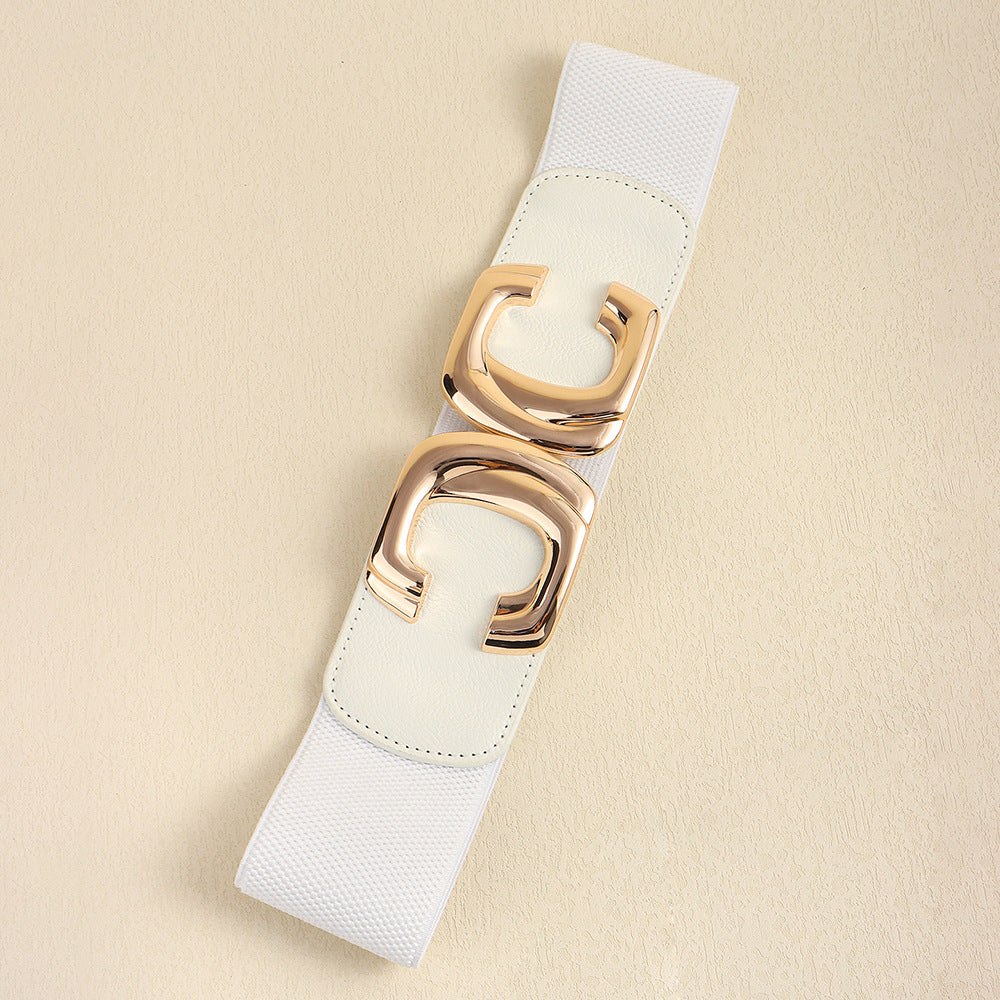New Women's Coat Belt Elastic Waist Belt - ZEYIA