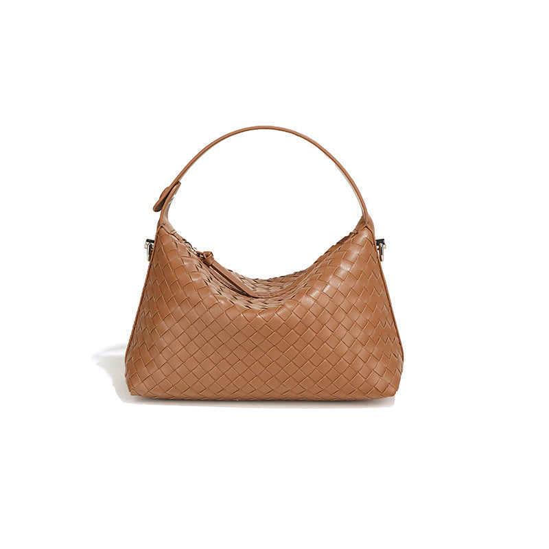 woven hobo bag with sculpted handle – SIENNL
