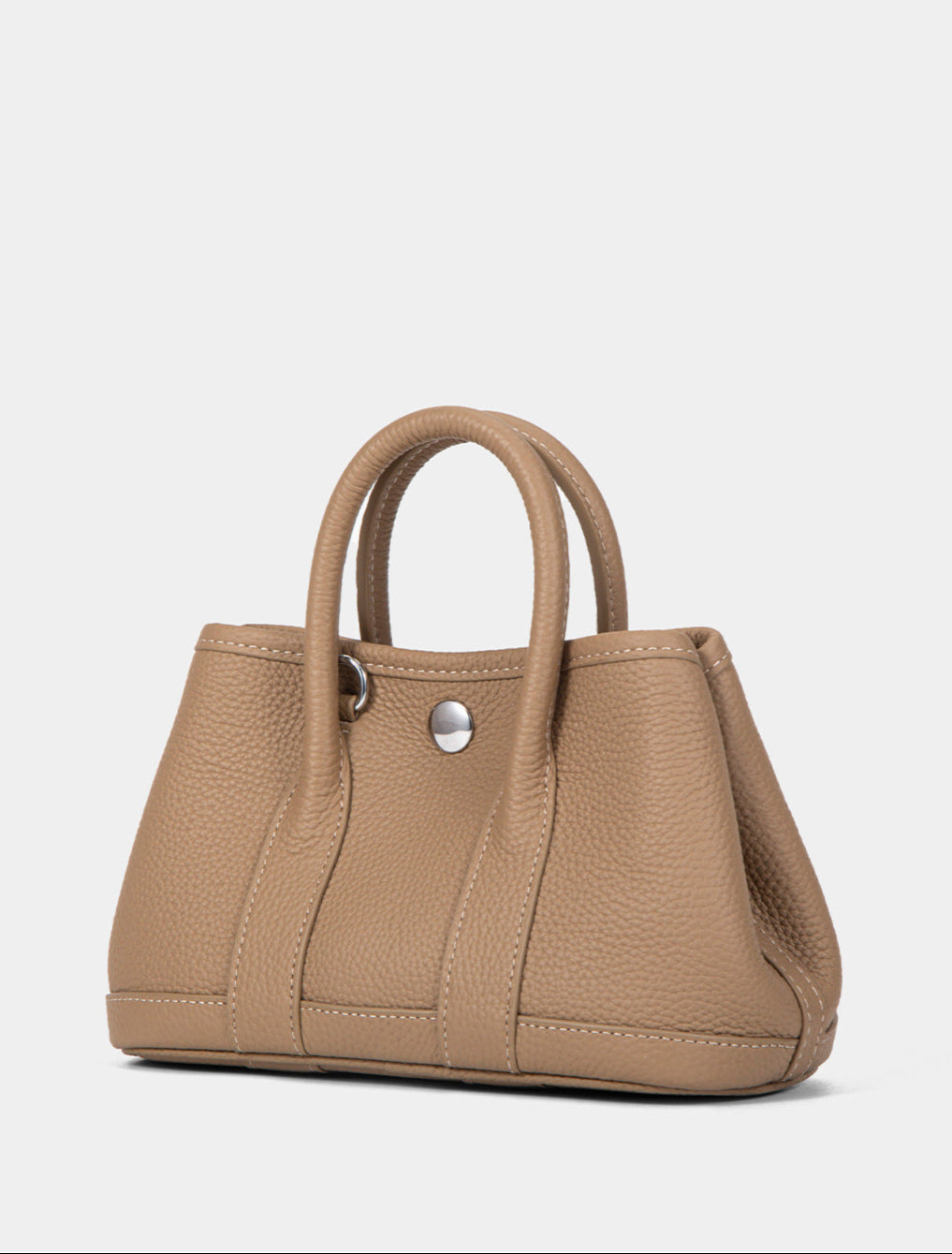 mini tote bag with top handles and crossbody strap - MAZA