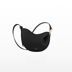 symmetrical saddle crossbody with sculpted wave – ODE