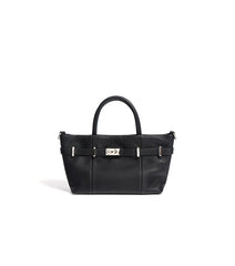 top-handle tote with buckle strap detail – NOIQ