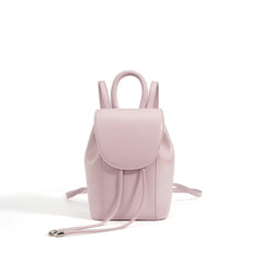 mini structured backpack with rounded flap - LIXA