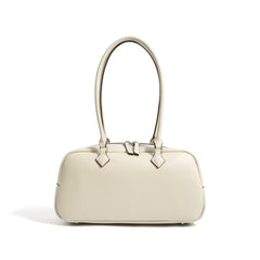 structured double-handle baguette bag – SAGE