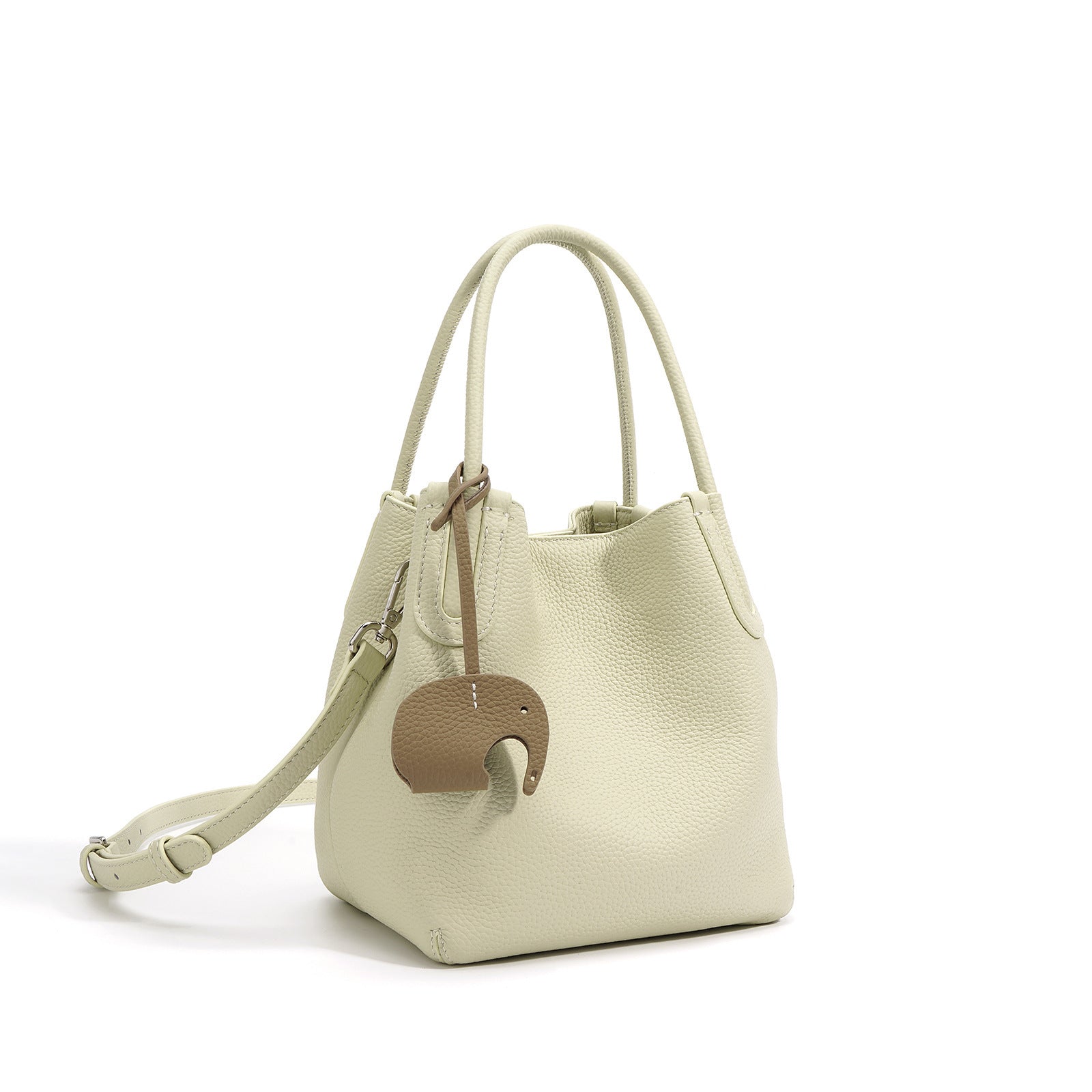 mini bucket bag with elephant charm – TERRA