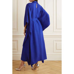 belted kaftan gown with moon buckle – Sushila