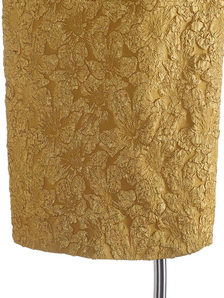 floral jacquard pencil skirt - Eiravati