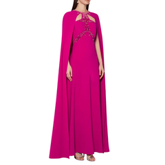 Embellished cutout cape gown – Lorman