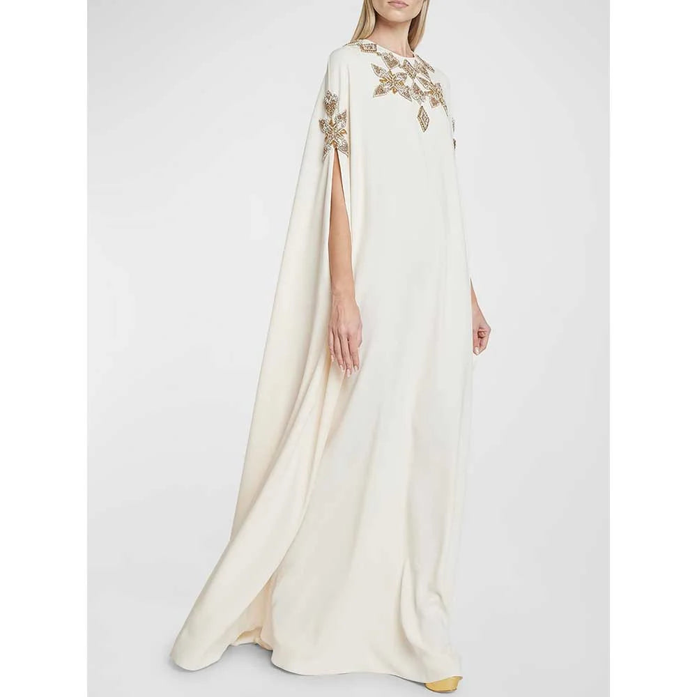 Embroidered caftan gown – Loriva
