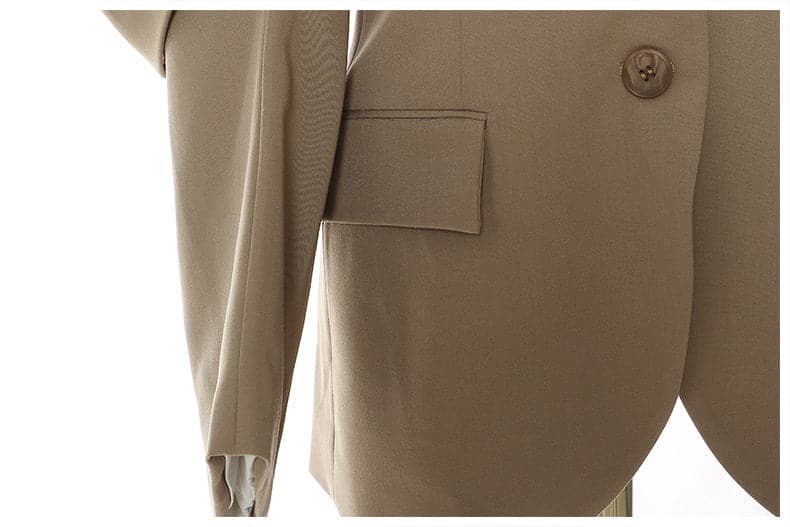 cut-out shoulder tailored blazer - Aadhirun