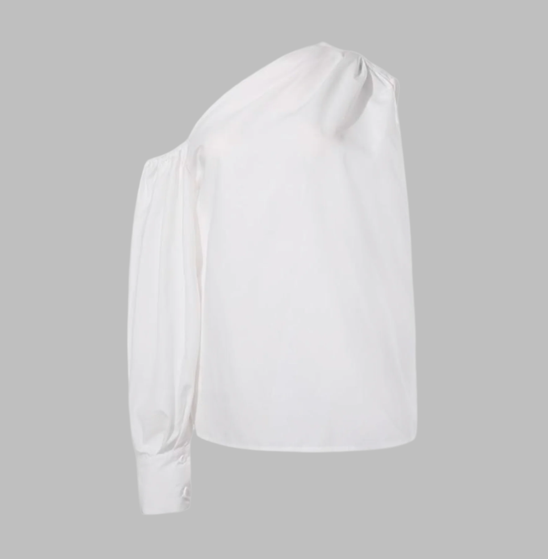 one-shoulder blouse with voluminous sleeve - Emira
