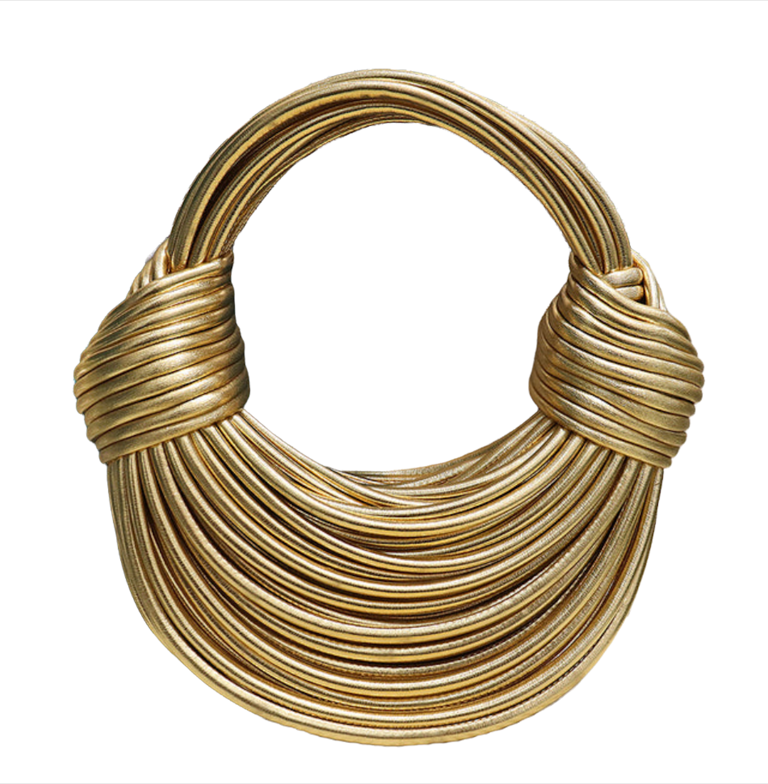 multi-layer metallic wrap handle bag - ODD- Gwenna