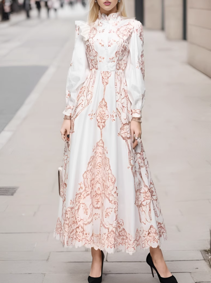 Delicate ruffles dress - Edwyna