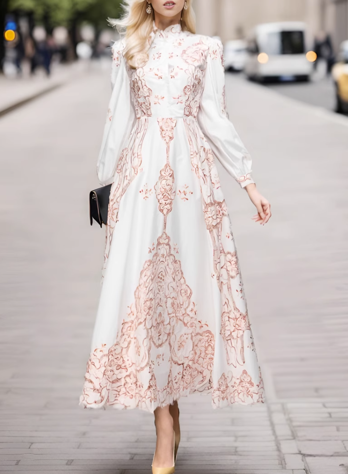 Delicate ruffles dress - Edwyna