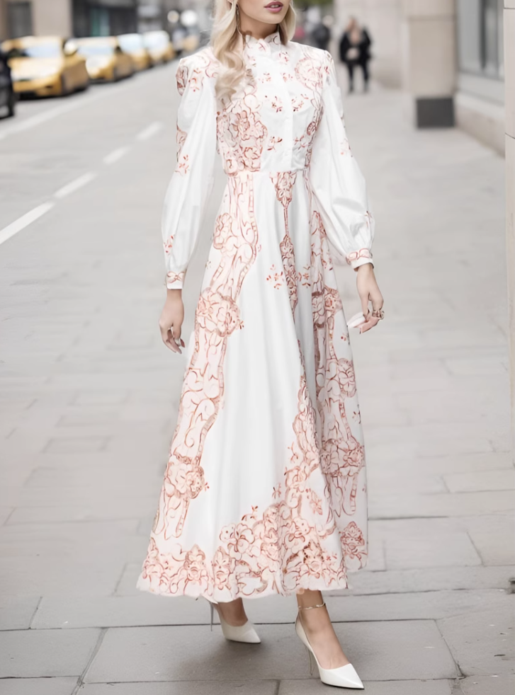 Delicate ruffles dress - Edwyna