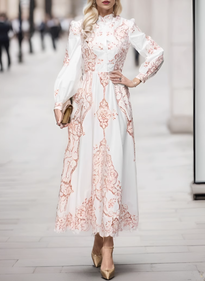 Delicate ruffles dress - Edwyna