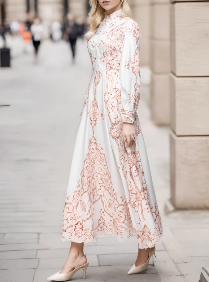Delicate ruffles dress - Edwyna