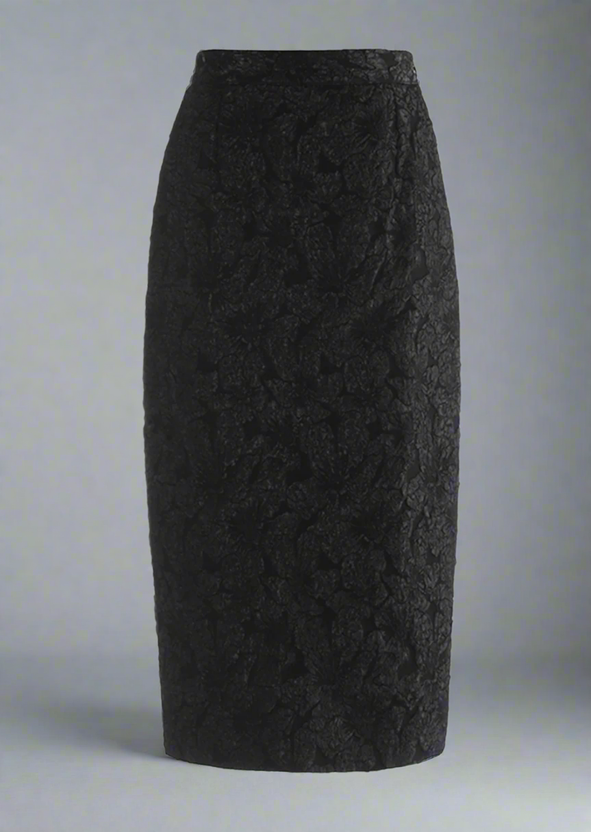floral jacquard pencil skirt - Eiravati