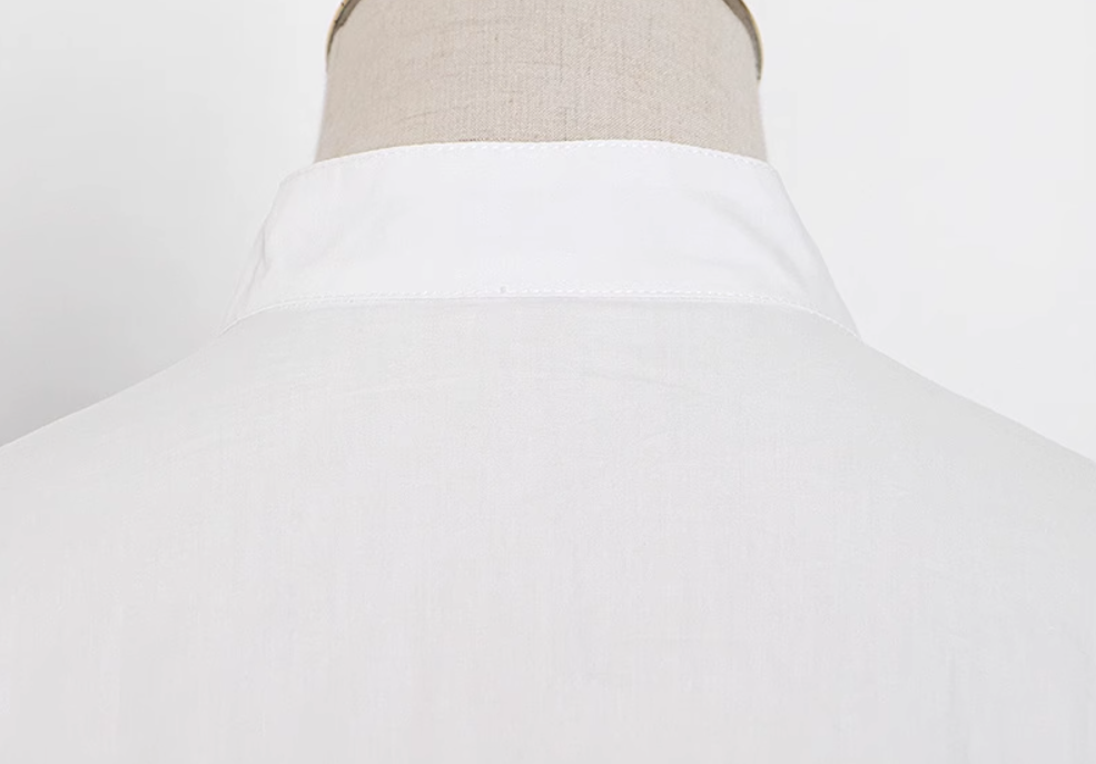 long-sleeve blouse with layered ruffle sleeves - Elspet