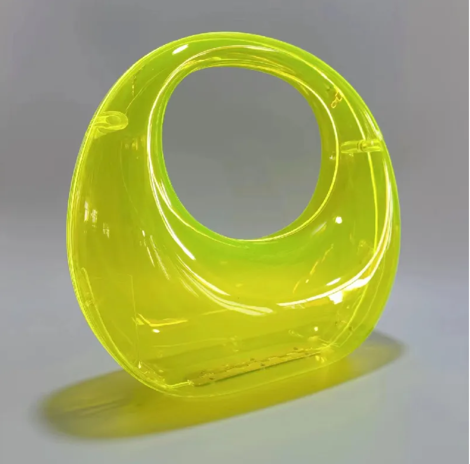 round top-handle acrylic handbag - Errolyn