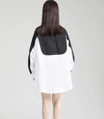 two-tone oversized shirt dress – Fariishta