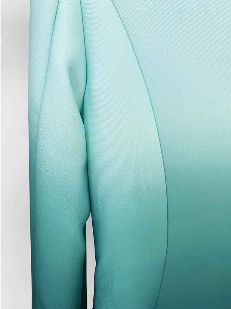gradient tailored pantsuit with single-breasted blazer – Fannanah
