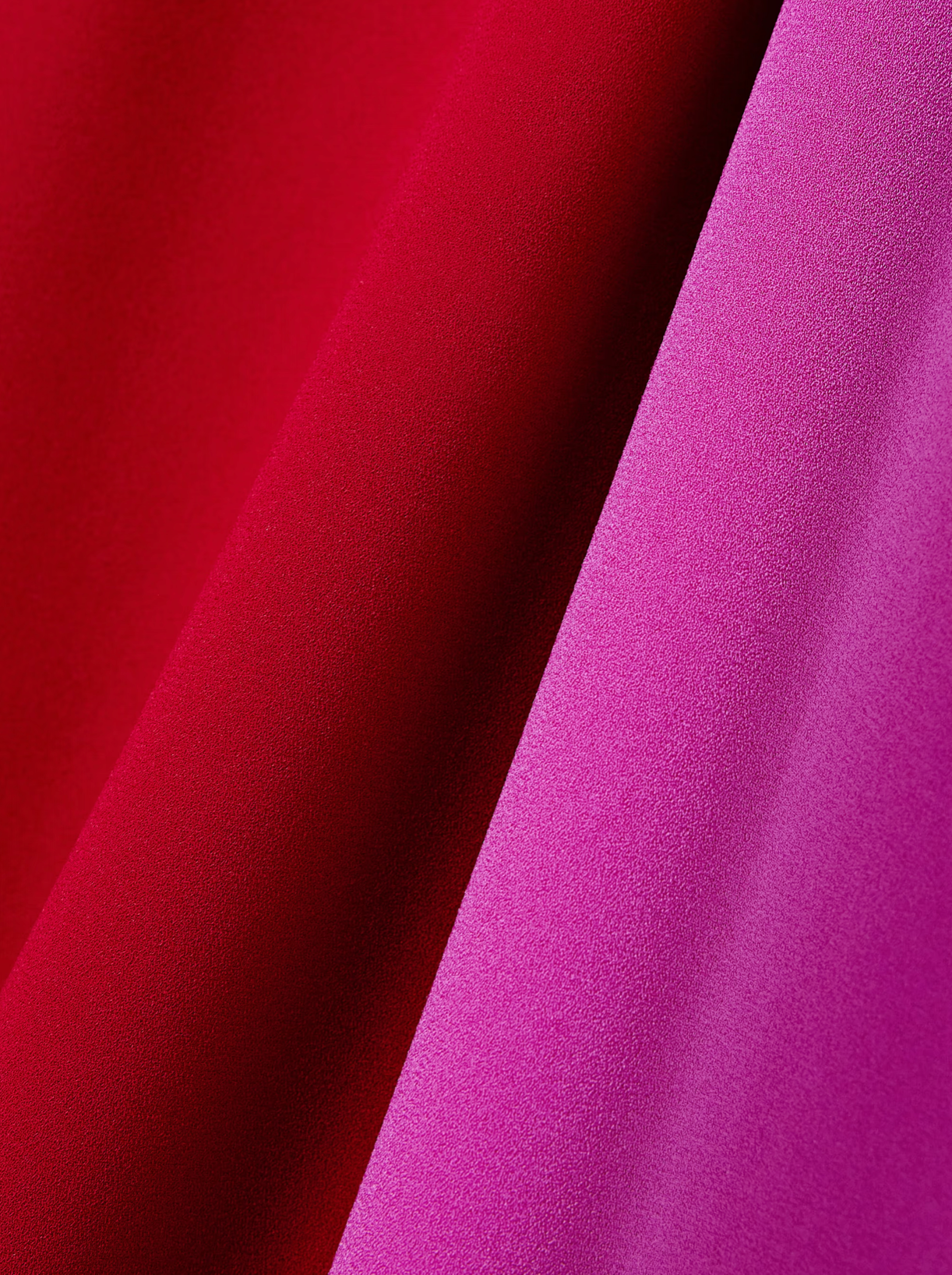Red shoulder off dress with side cape - ROLOH