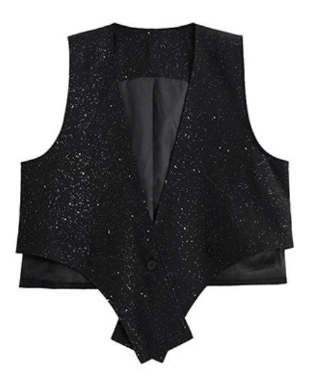 Black and white set with button detail - Linky