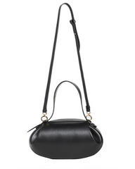 Structured leather bag with elegant top handle - Tusri