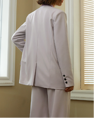 Oversized tailored blazer with dropped shoulders - Verwu