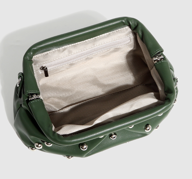 Clutch bag with studded accents - Esduri