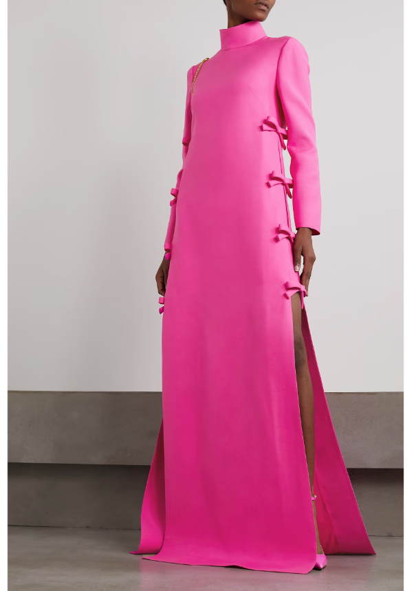 side-bow slit gown – Zilpah