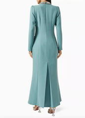 crystal-embellished high-neck gown – Logen
