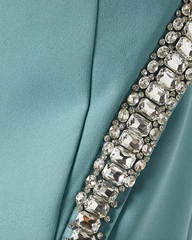 crystal-embellished high-neck gown – Logen