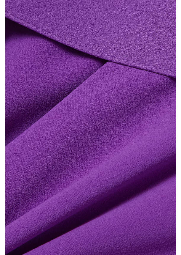 Column gown with sculpted balloon sleeves – Zuleika