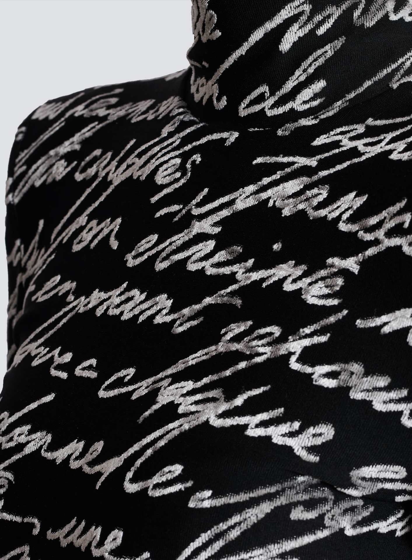 printed bodycon gown with high neck – JOLIAS