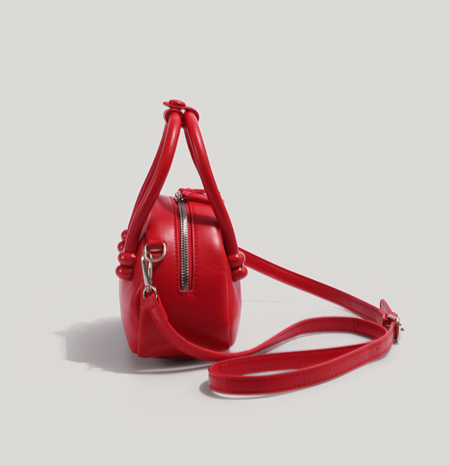 Mini Dome Bag with Top Handles and Shoulder Strap – SCT