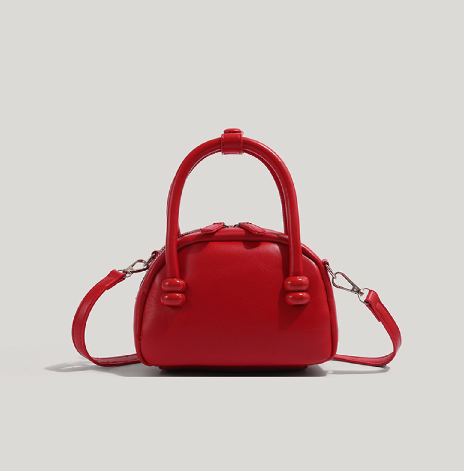 Mini Dome Bag with Top Handles and Shoulder Strap – SCT