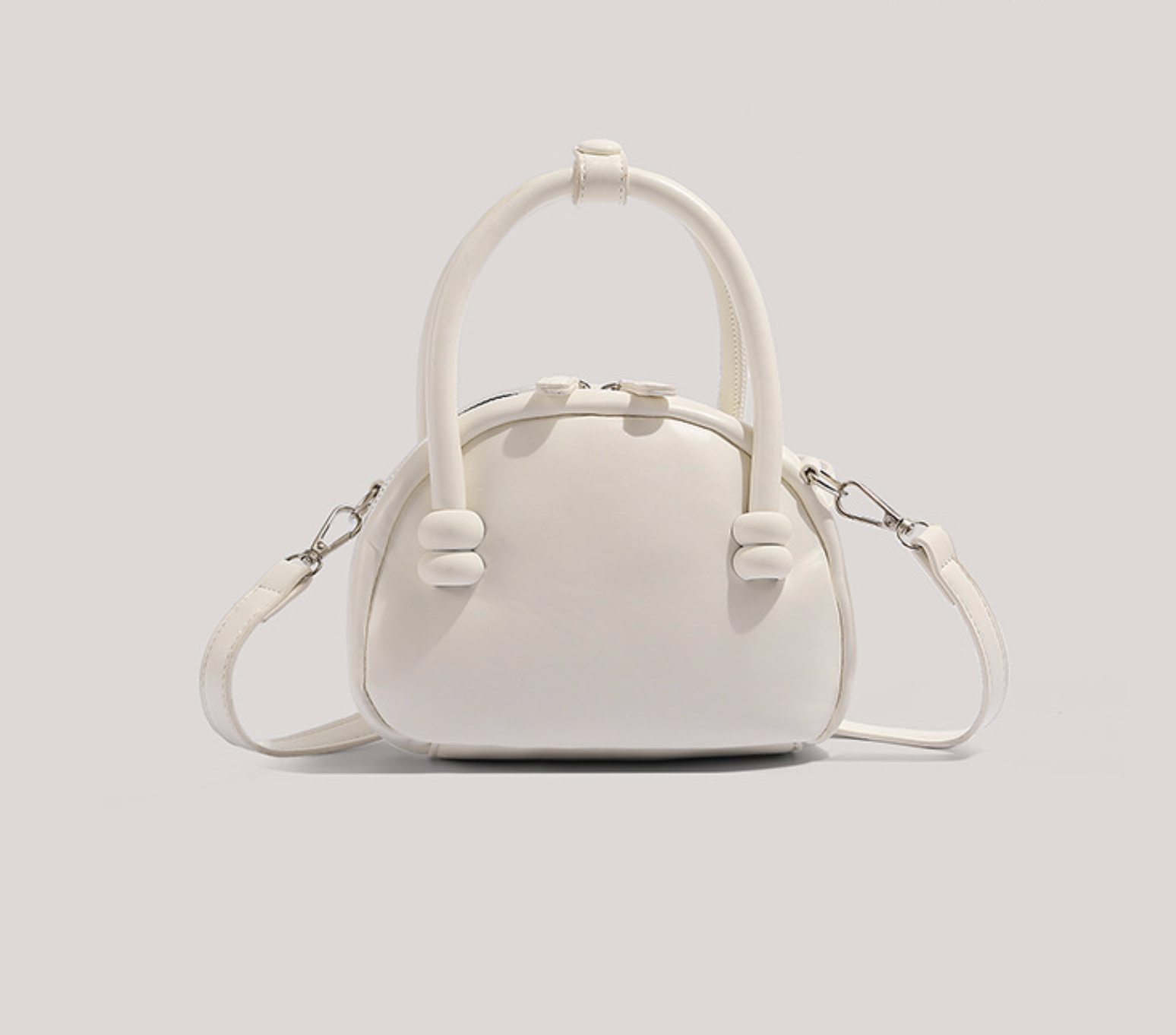 Mini Dome Bag with Top Handles and Shoulder Strap – SCT