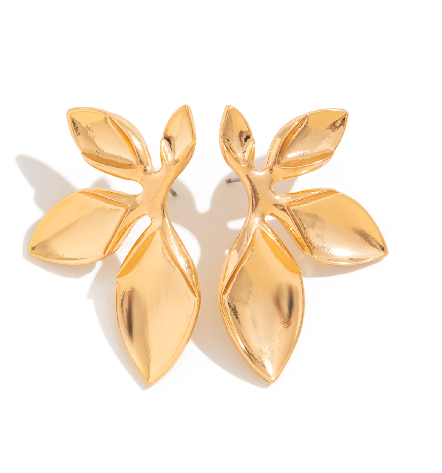 ribbon-shaped drop earrings with bow design – LUXA
