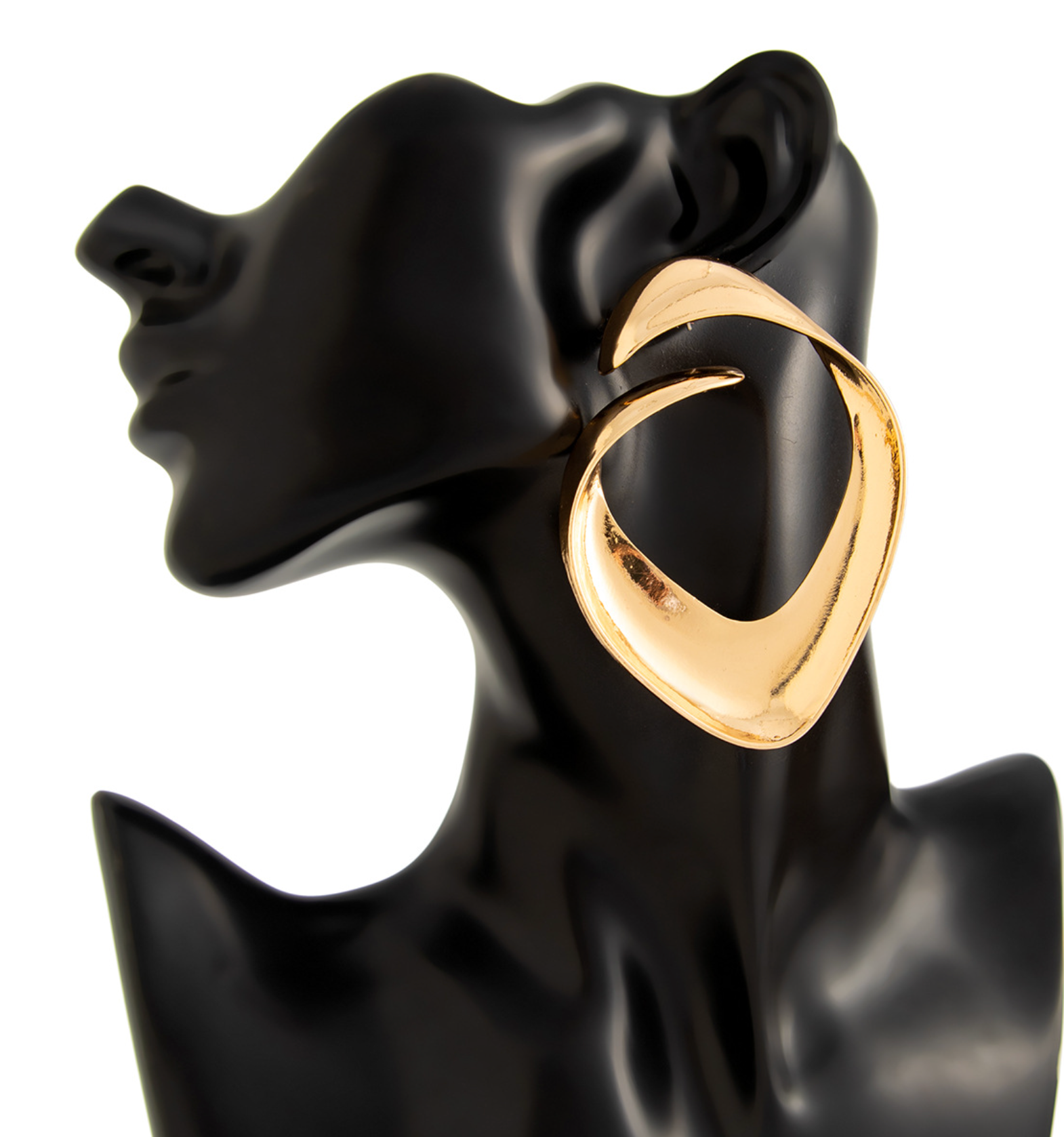 ribbon-shaped drop earrings with bow design – LUXA