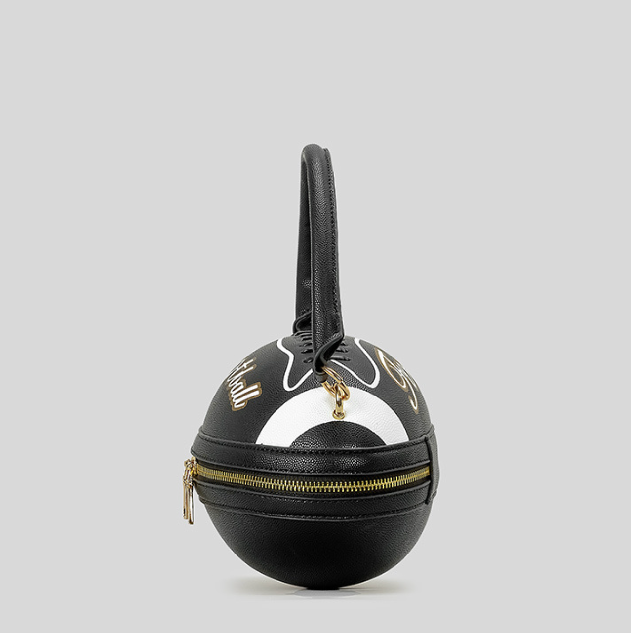 geometric pleated leather handbag with dual-tone petals – FLORIA
