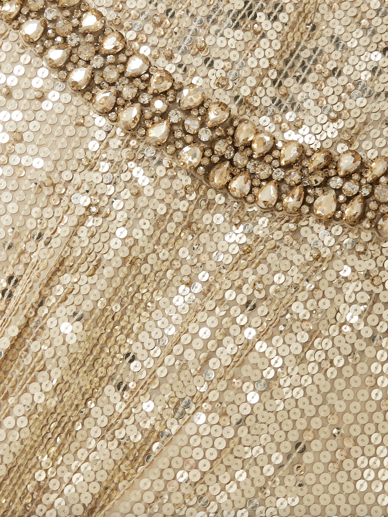 off-shoulder column dress with metallic gold feathers – AURIRA