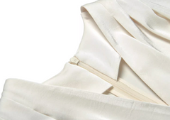 short-sleeve midi dress with floral applique and lace skirt – MAIA