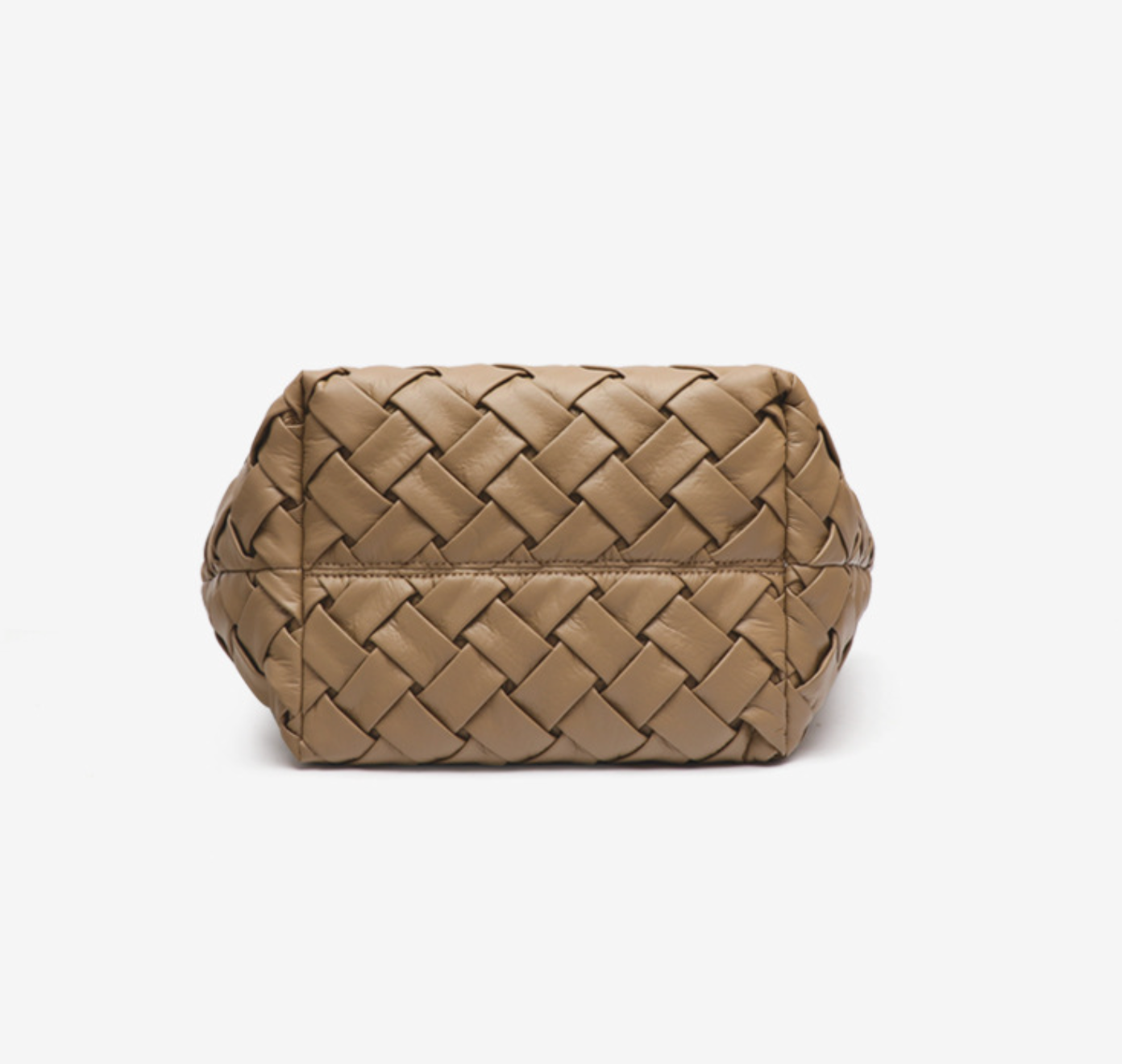 quilted woven tote with chain strap – DAKOTA