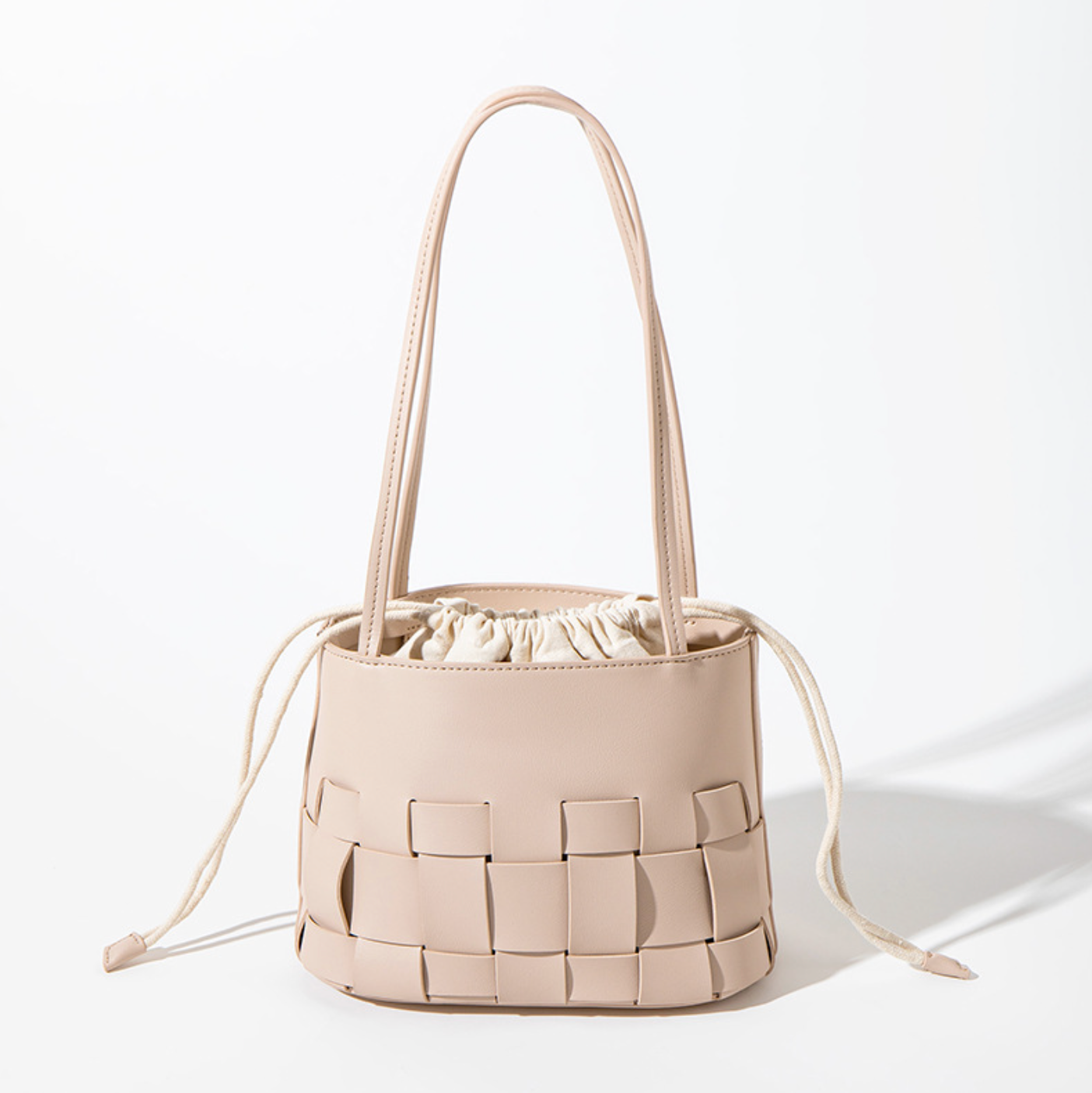 mini bucket tote with canvas lining – LINY