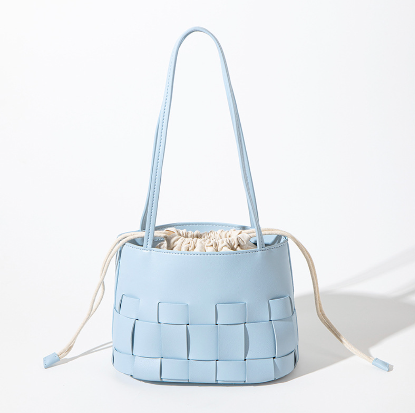 mini bucket tote with canvas lining – LINY
