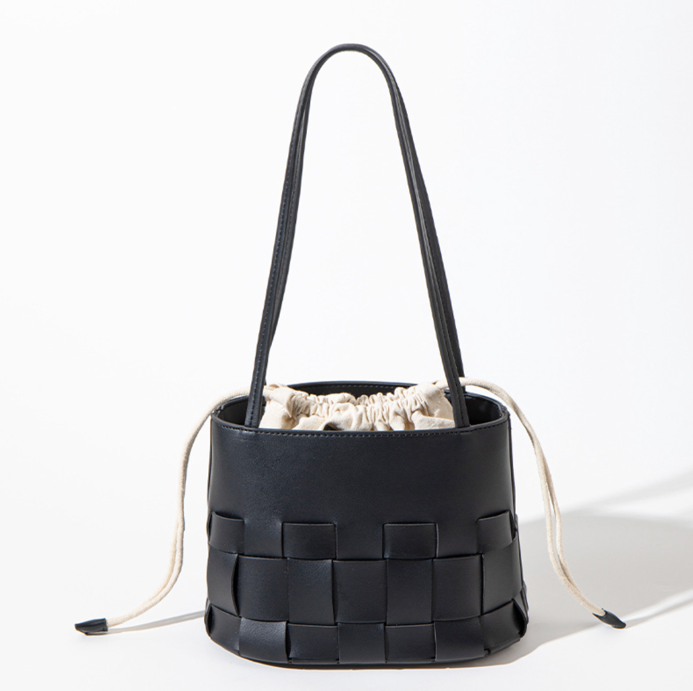 mini bucket tote with canvas lining – LINY
