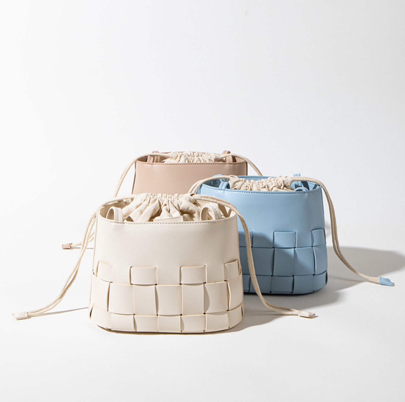 mini bucket tote with canvas lining – LINY